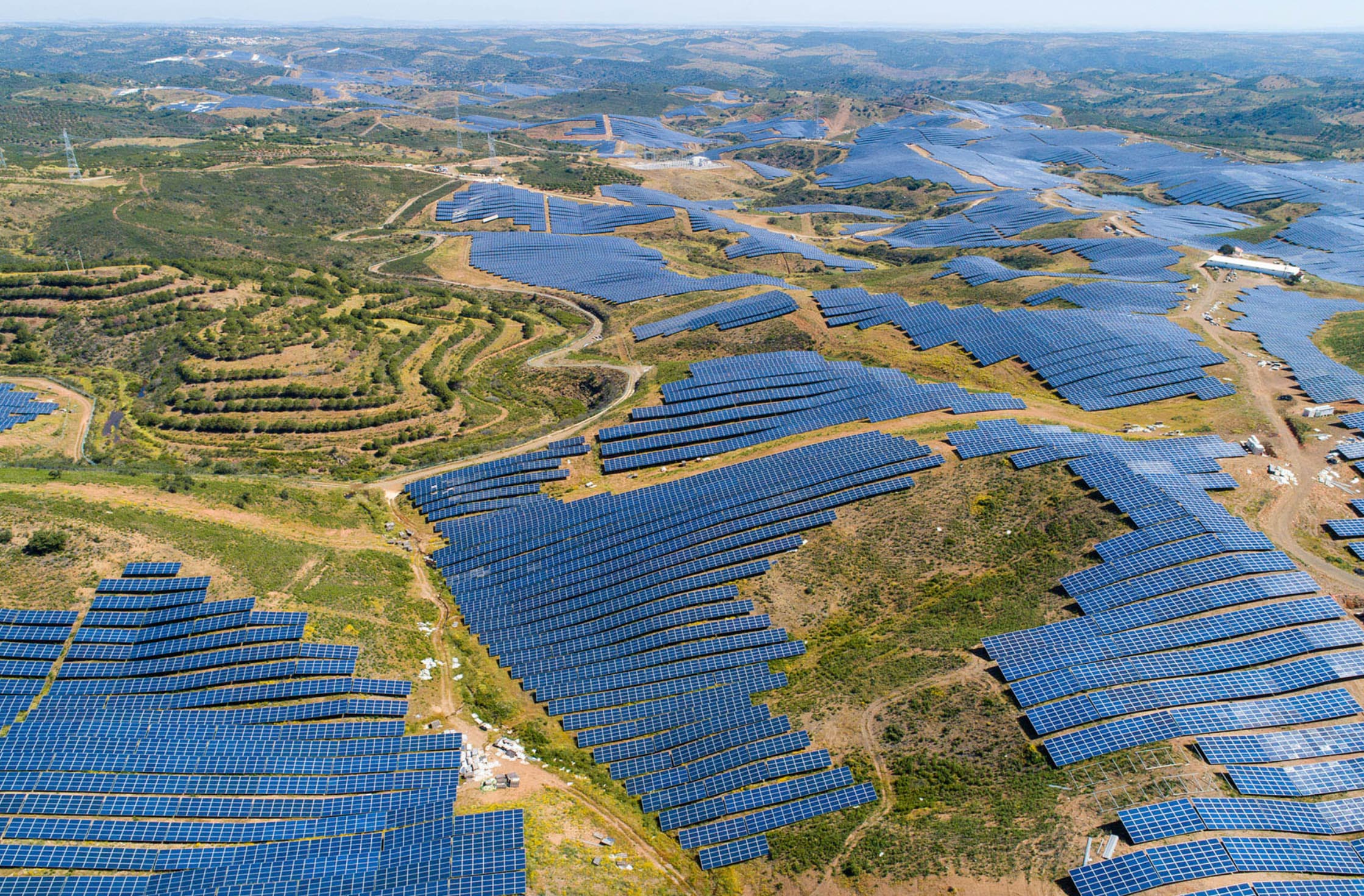 “Solar farm in the Algarve, Portugal.”